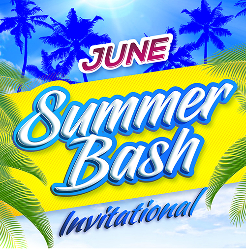 summer bash invitational basketball tournament logo