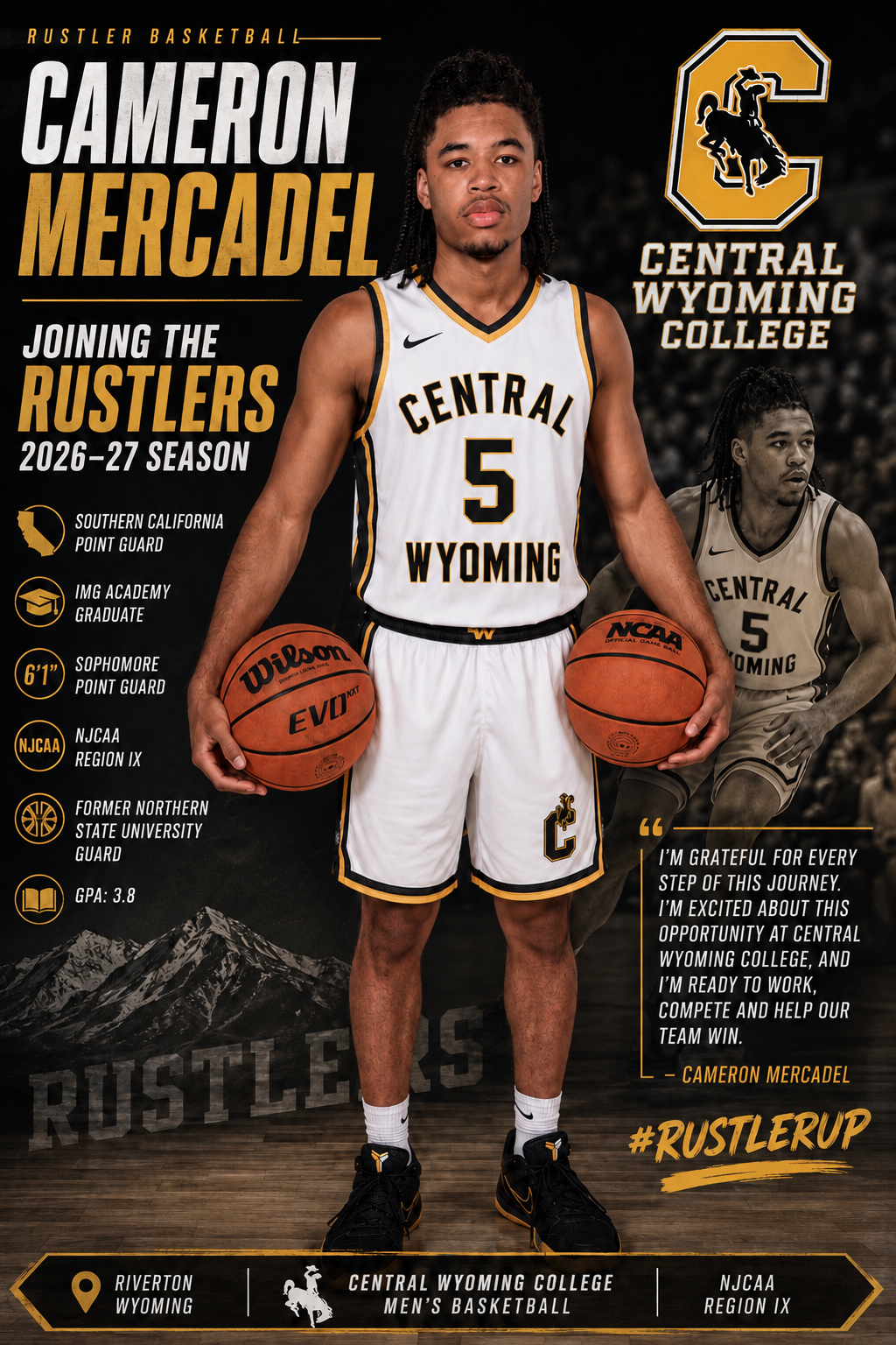 Cameron Mercadel's Journey