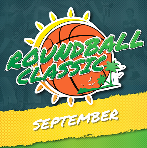 roundball classic basketball tournament logo